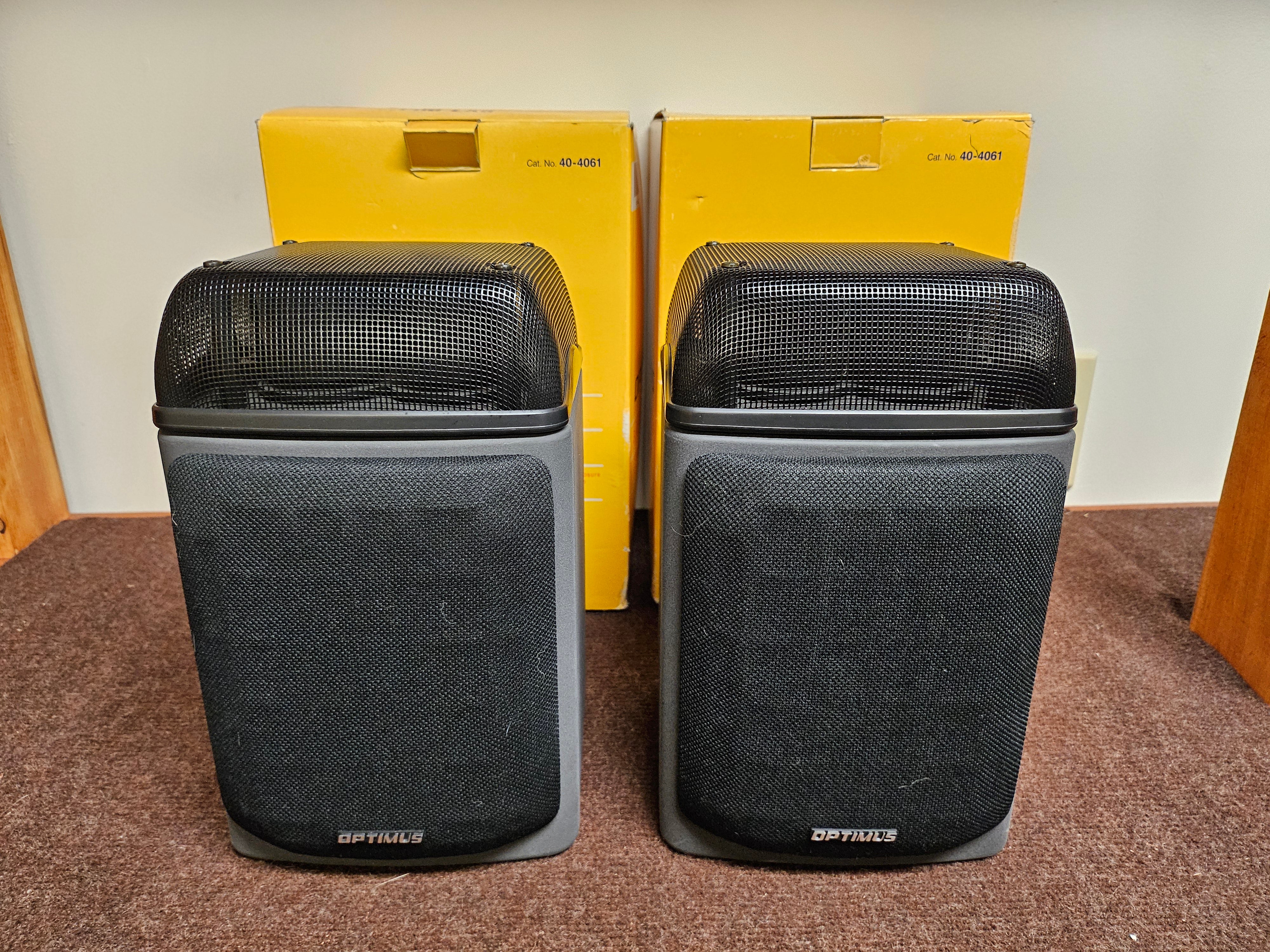 Optimus PRO-LX5 Bookshelf Speakers * Box