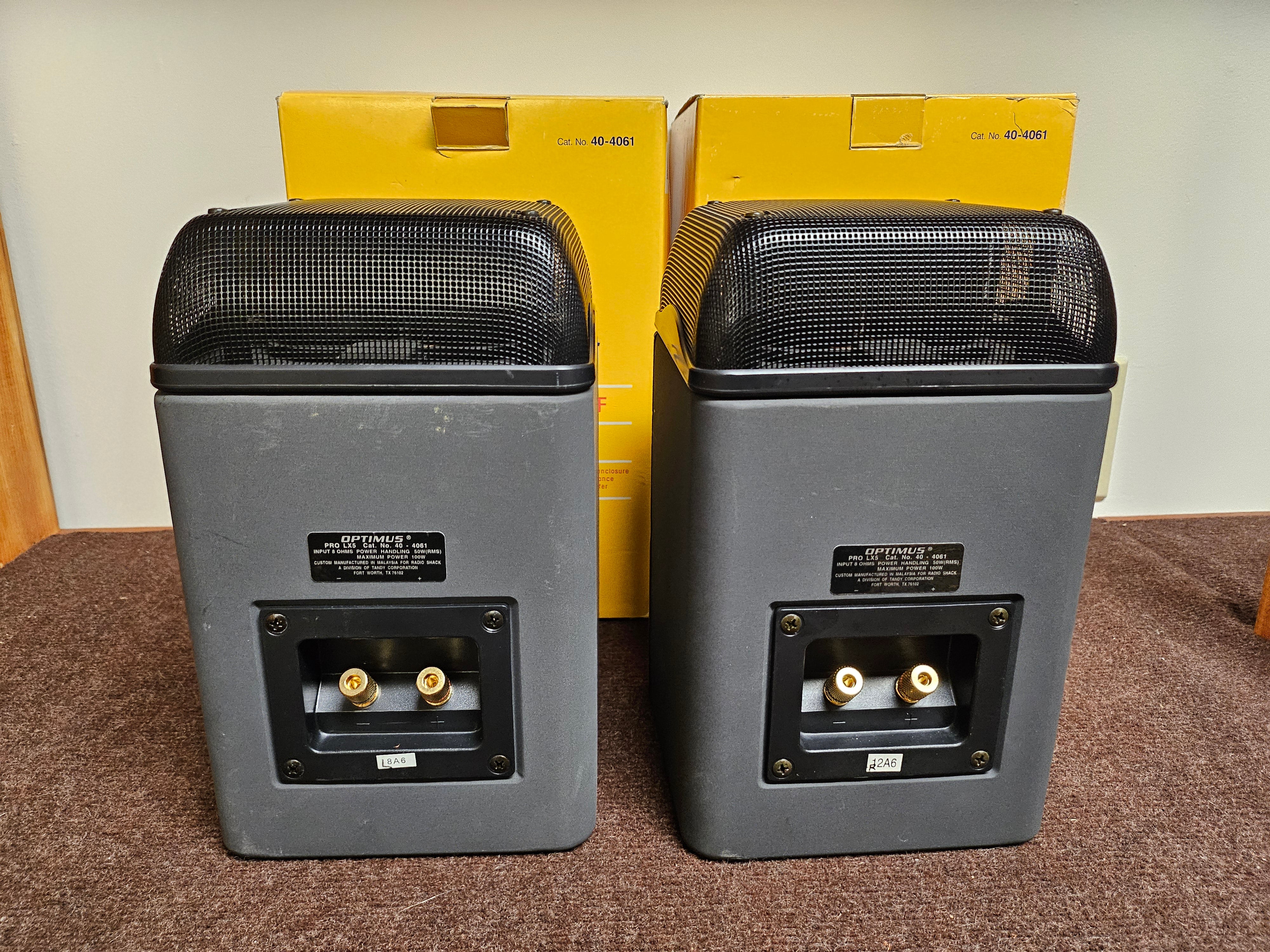 Optimus PRO-LX5 Bookshelf Speakers * Box - Image 4