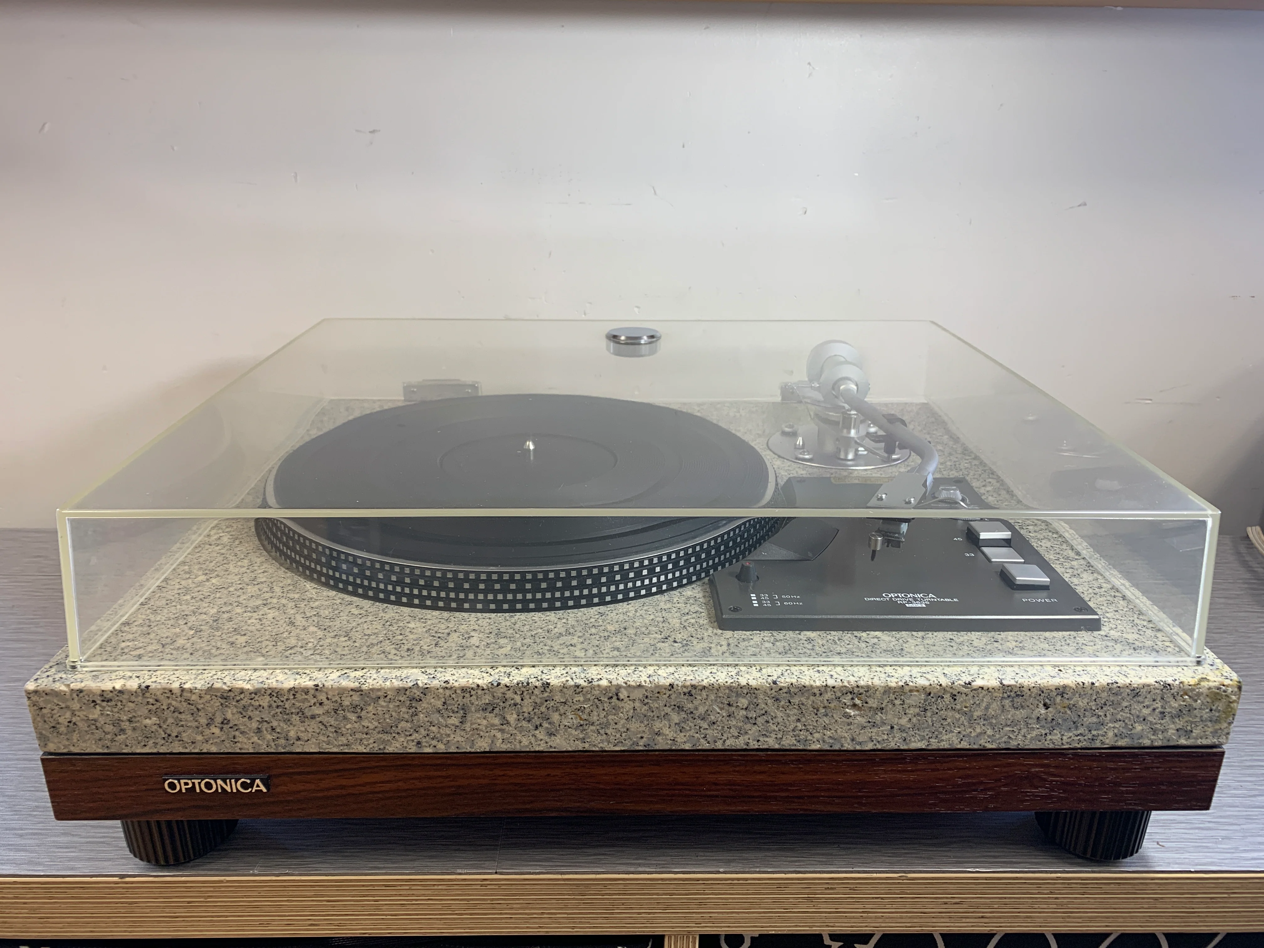 Optonica RP-3636 MKII Direct Drive Turntable * Granite & Wood Plinth * - Image 11