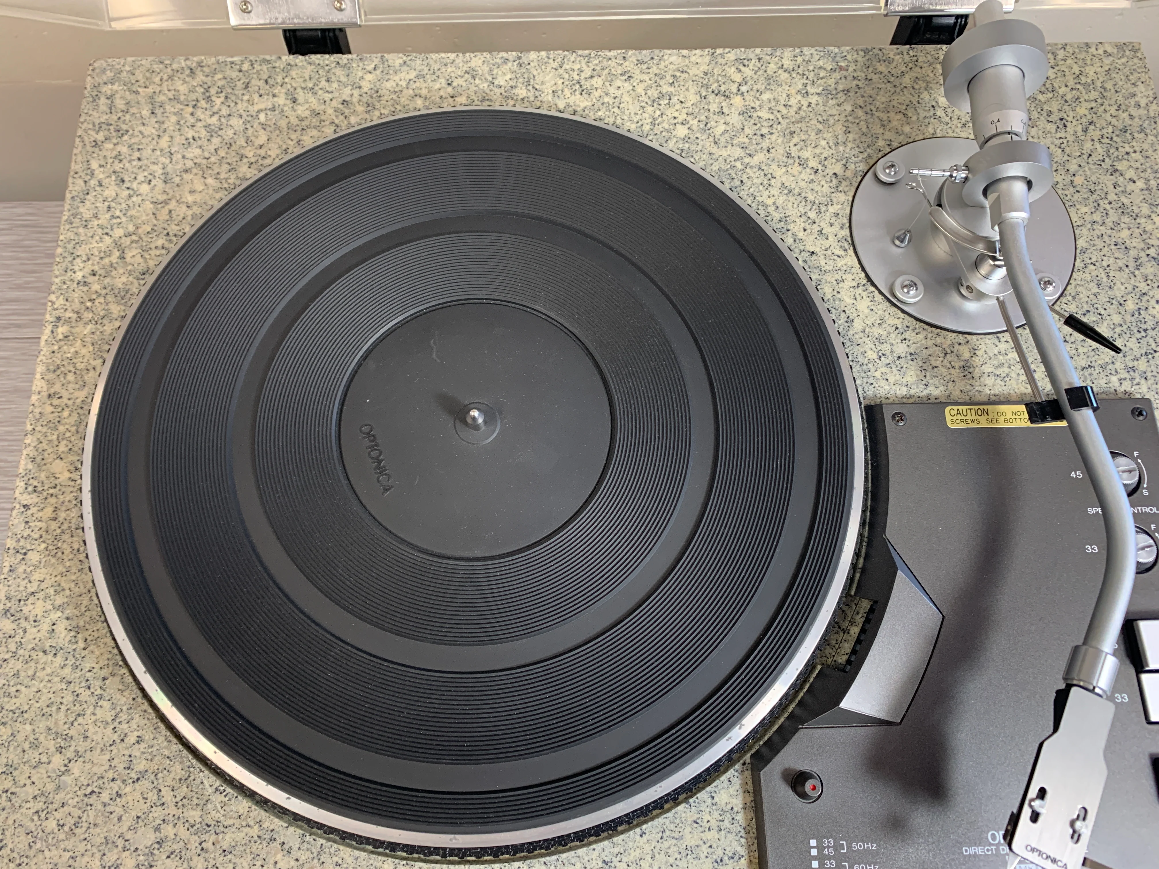 Optonica RP-3636 MKII Direct Drive Turntable * Granite & Wood Plinth * - Image 7