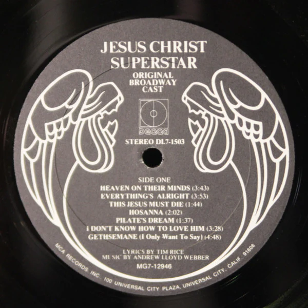 "Jesus Christ Superstar" Original Broadway Cast - Original Broadway Cast - Jesus Christ Superstar (LP, Album, All) (Very Good Plus (VG+)) - Image 4