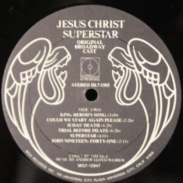 "Jesus Christ Superstar" Original Broadway Cast - Original Broadway Cast - Jesus Christ Superstar (LP, Album, All) (Very Good Plus (VG+)) - Image 5