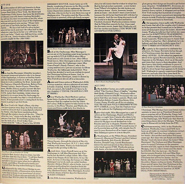"Annie" Original Cast - Annie (A New Musical) (LP, Album, Quad, Gat) (Very Good Plus (VG+)) - Image 3