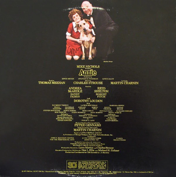 "Annie" Original Cast - Annie (A New Musical) (LP, Album, Quad, Gat) (Very Good Plus (VG+)) - Image 4
