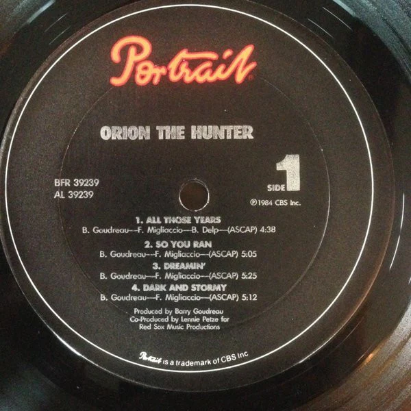 Orion The Hunter - Orion The Hunter (LP, Album, Pit) (Near Mint (NM or M-)) - Image 3