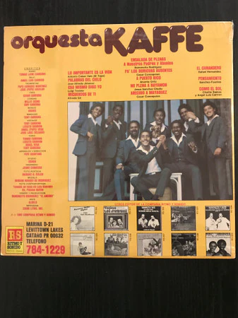 Orquesta Kaffe - Nuestro Aroma Llega y Se Queda (12", Album) (Mint (M)) - Image 2