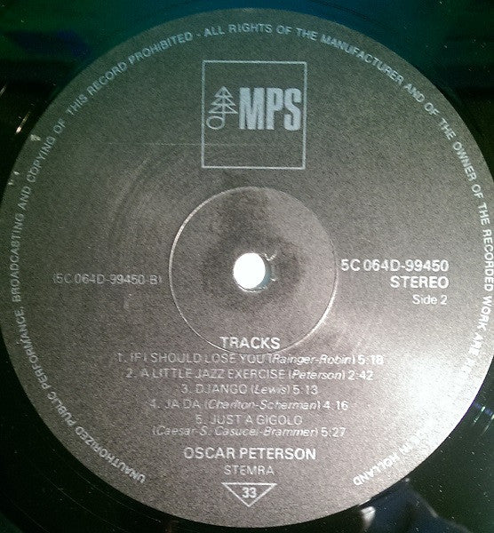 Oscar Peterson - Tracks (LP, Album, RE) (Very Good Plus (VG+)) - Image 4