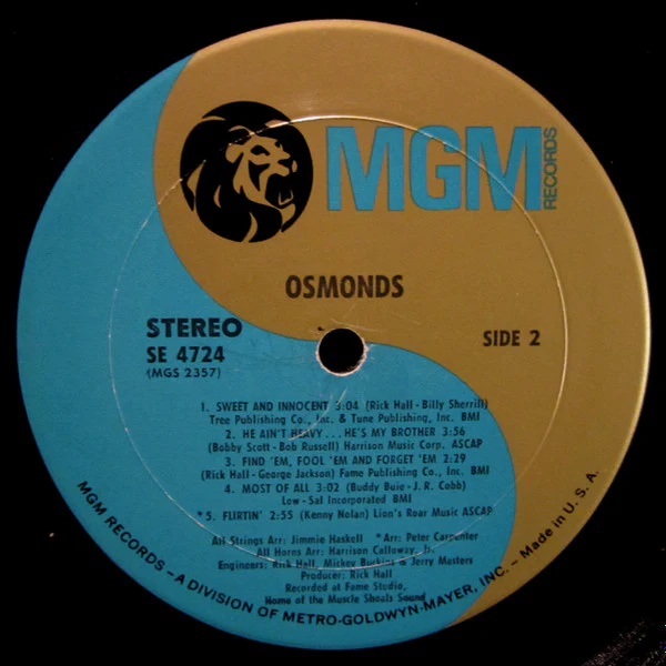 The Osmonds - Osmonds (LP, Album, Wad) (Near Mint (NM or M-)) - Image 5