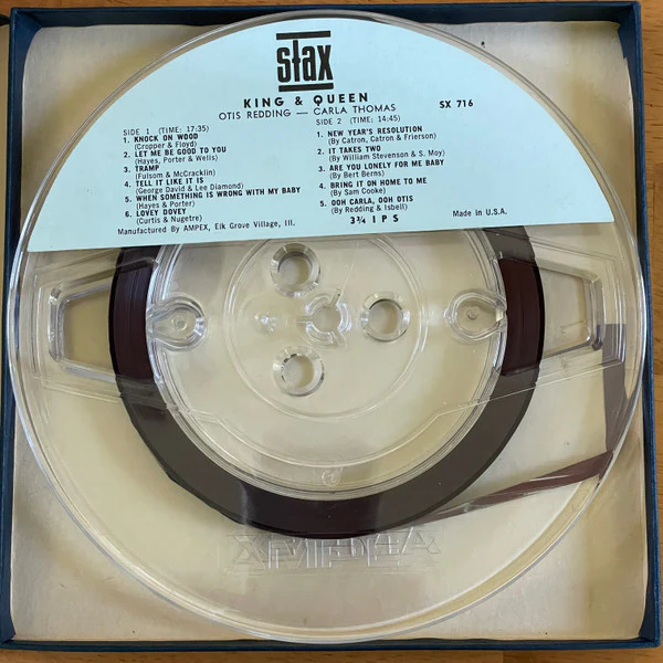 Otis Redding, Carla Thomas - King & Queen (Reel, 4tr Stereo, 7" Reel) (Very Good Plus (VG+)) - Image 3