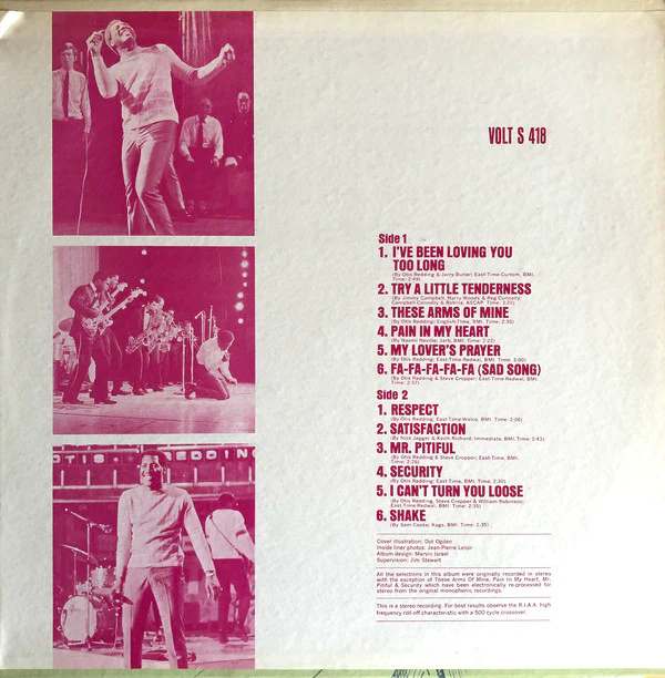 Otis Redding - History Of Otis Redding (LP, Comp, Gat) (Very Good (VG)) - Image 3