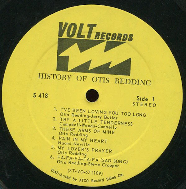 Otis Redding - History Of Otis Redding (LP, Comp, Gat) (Very Good (VG)) - Image 5