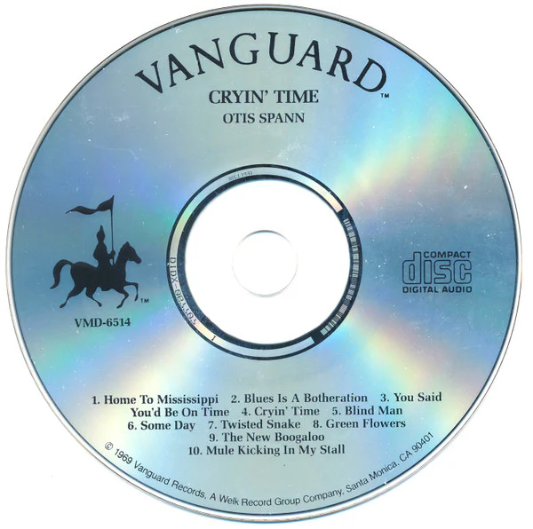 Otis Spann - Cryin' Time (CD, Album, RE) (Very Good Plus (VG+)) - Image 2