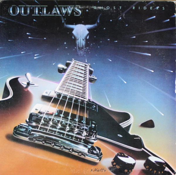 Outlaws - Ghost Riders (LP, Album, Pit) (Near Mint (NM or M-))