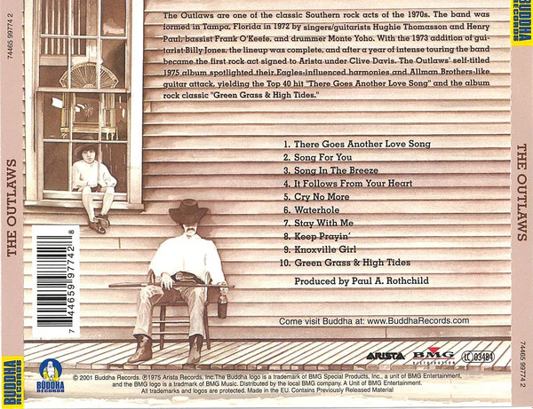 Outlaws - Outlaws (CD, Album, RE, RM) (Very Good Plus (VG+)) - Image 2
