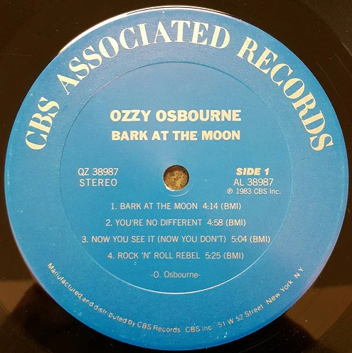 Ozzy Osbourne - Bark At The Moon (LP, Album, Pit) (Near Mint (NM or M-)) - Image 3