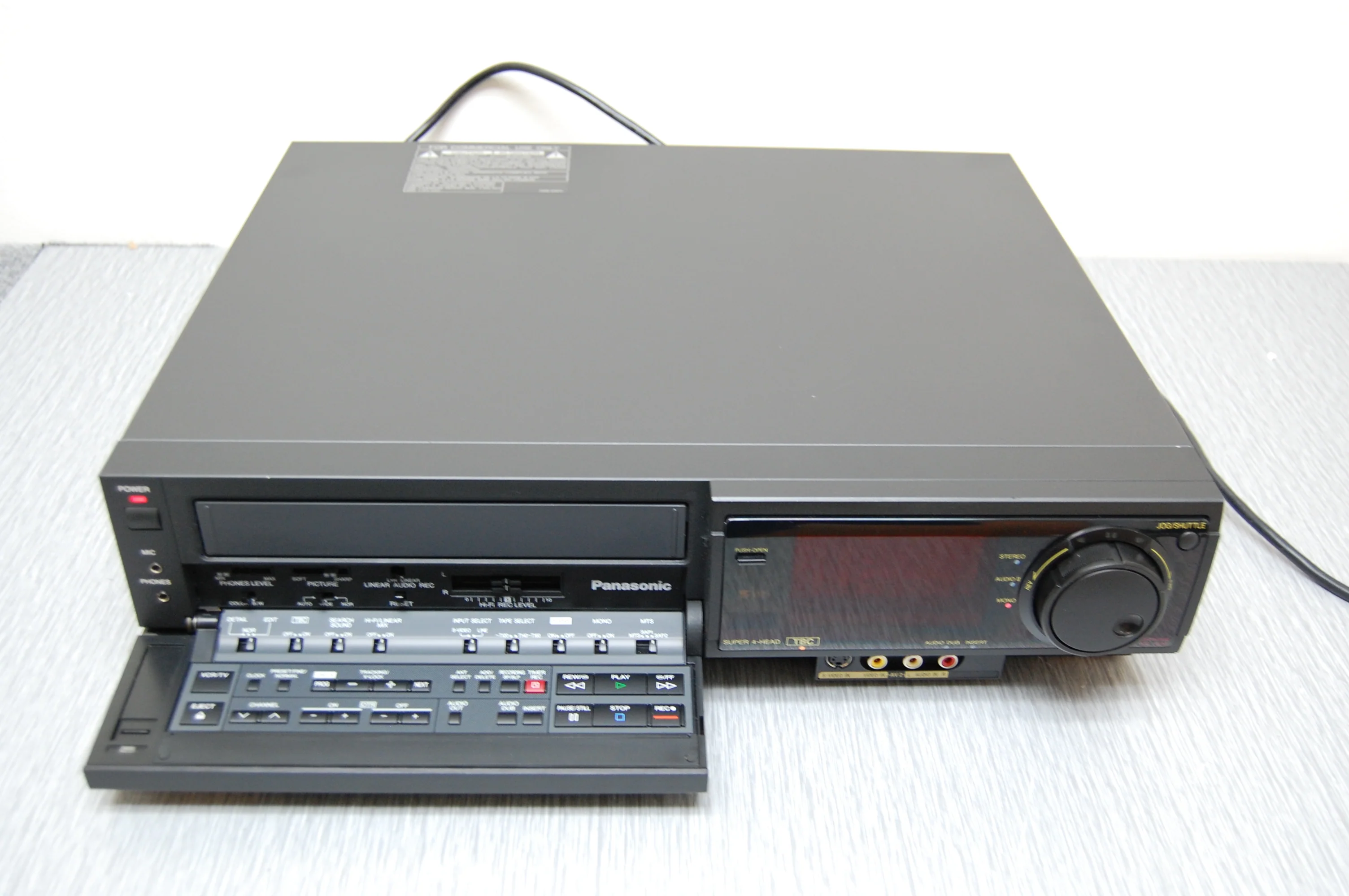Panasonic AG1980 Super VHS Recorder * Fully Working with Dim Display - Image 12