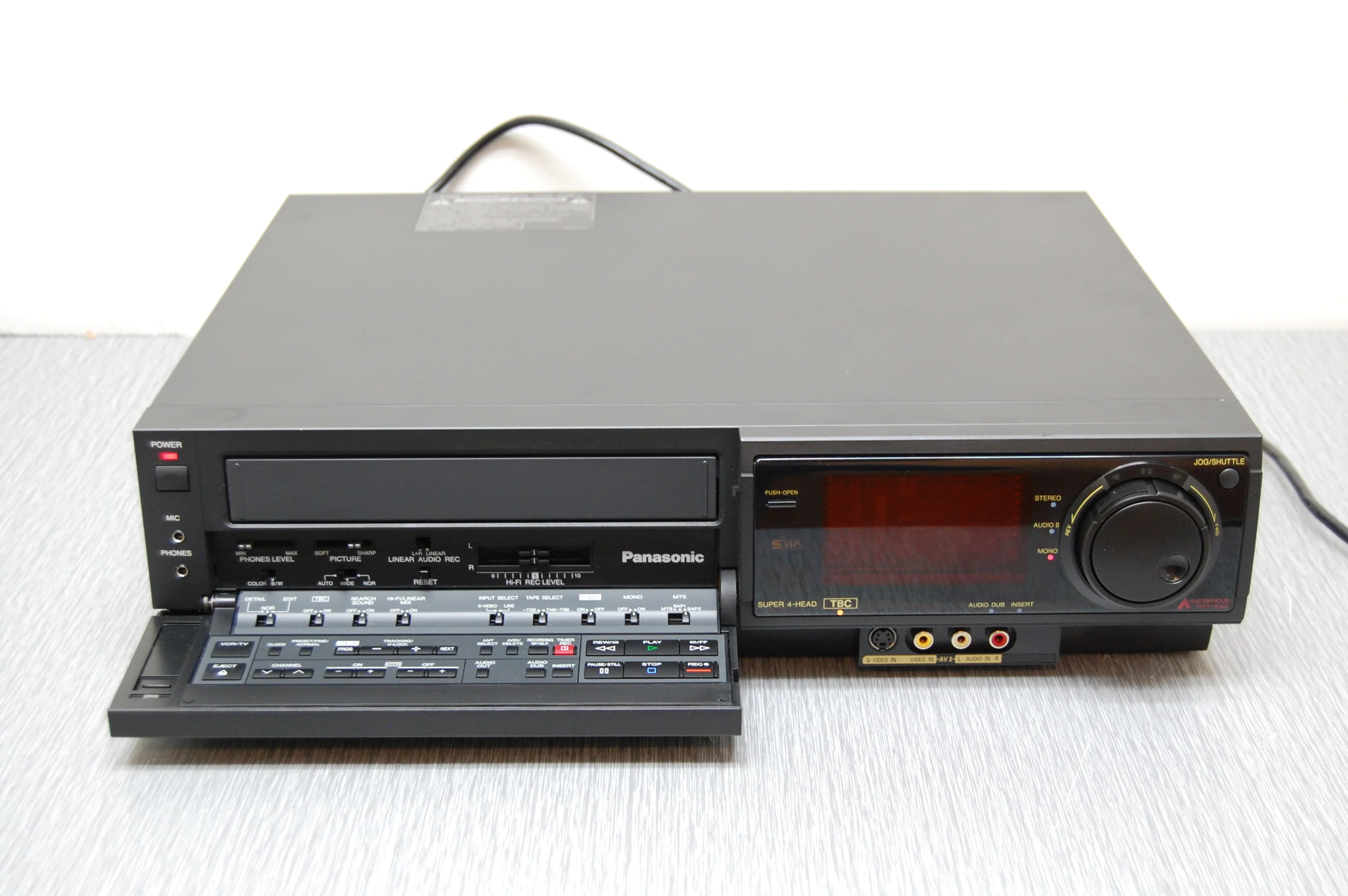 Panasonic AG1980 Super VHS Recorder * Fully Working with Dim Display - Image 2
