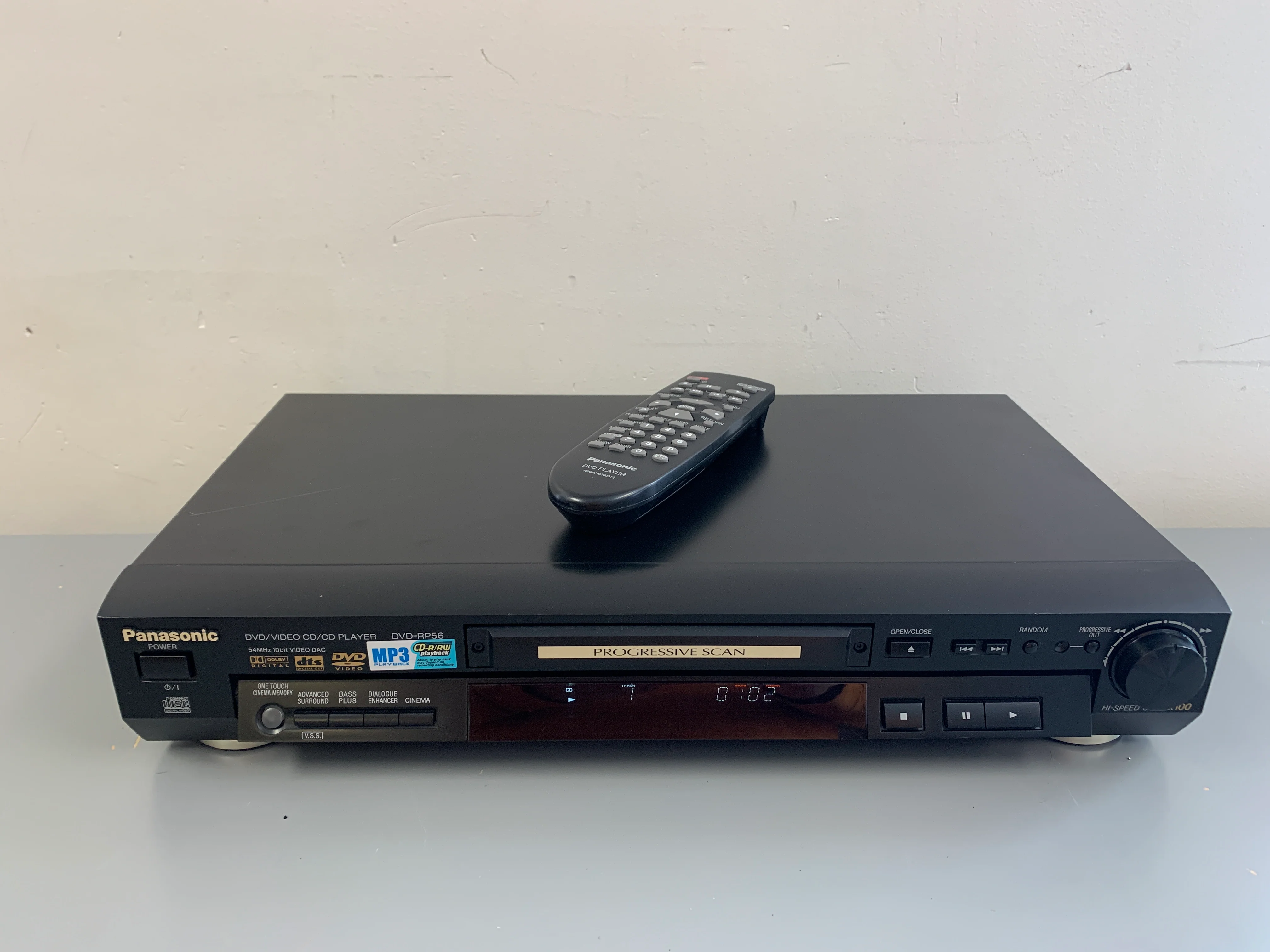 Panasonic DVP-RP56 CD/DVD Player * Remote