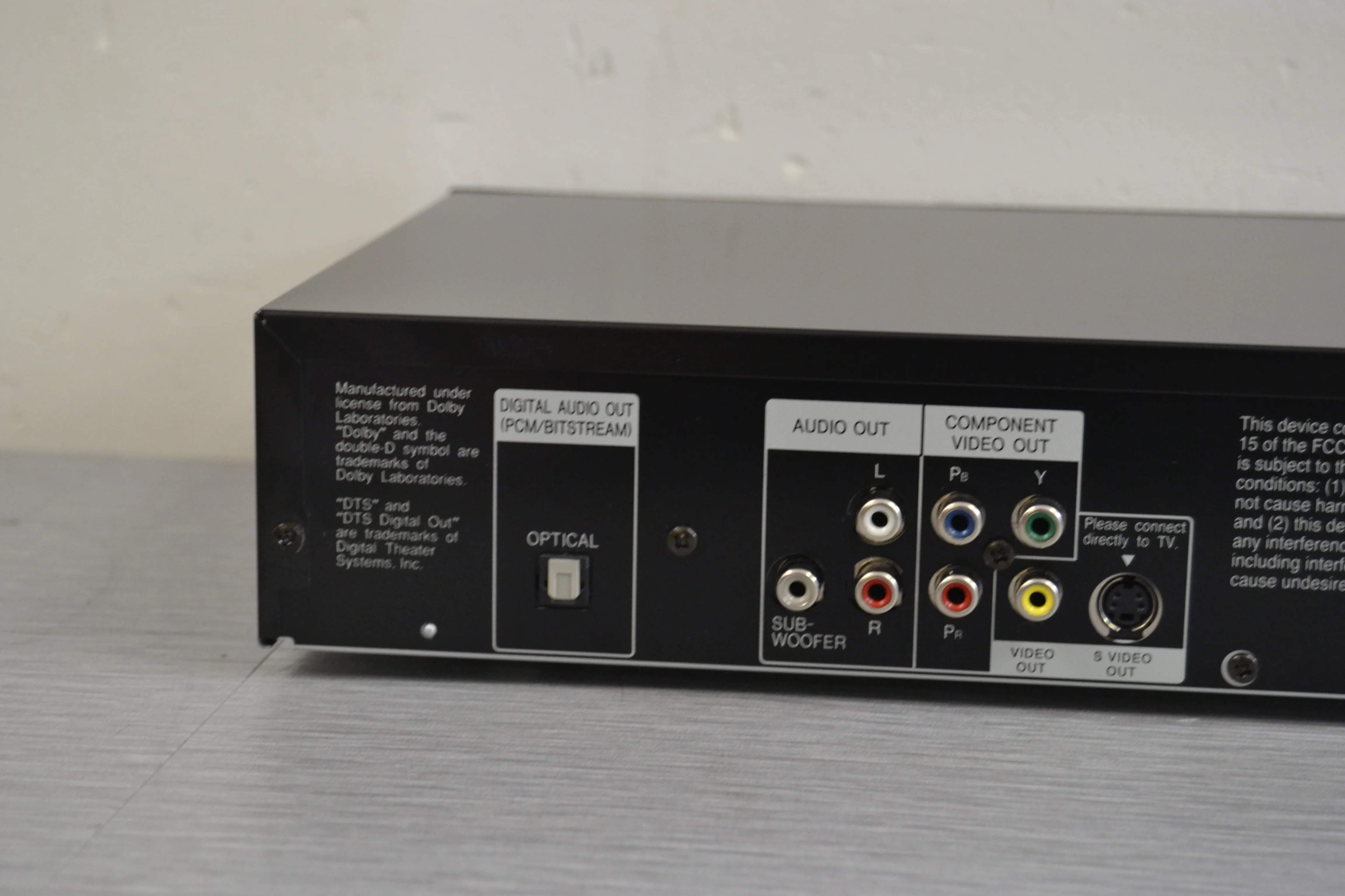 Panasonic DVD-RV22 DVD/CD Player * Remote Control - Image 10