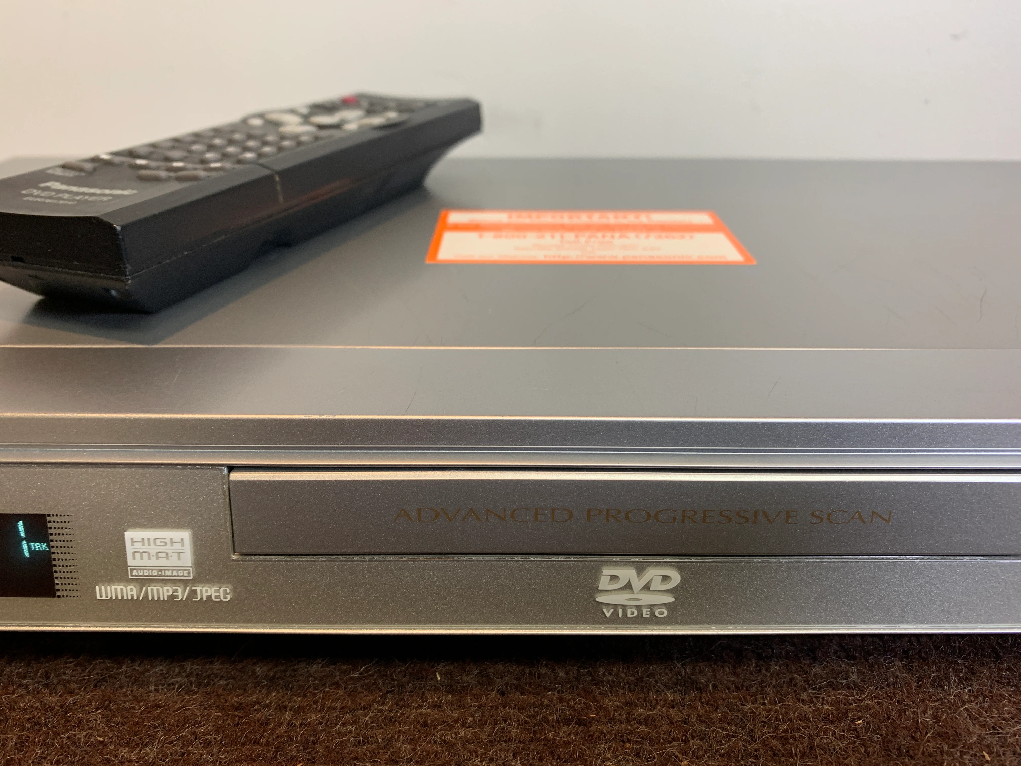 Panasonic DVD-S27 DVD/CD Player - Remote - Image 3