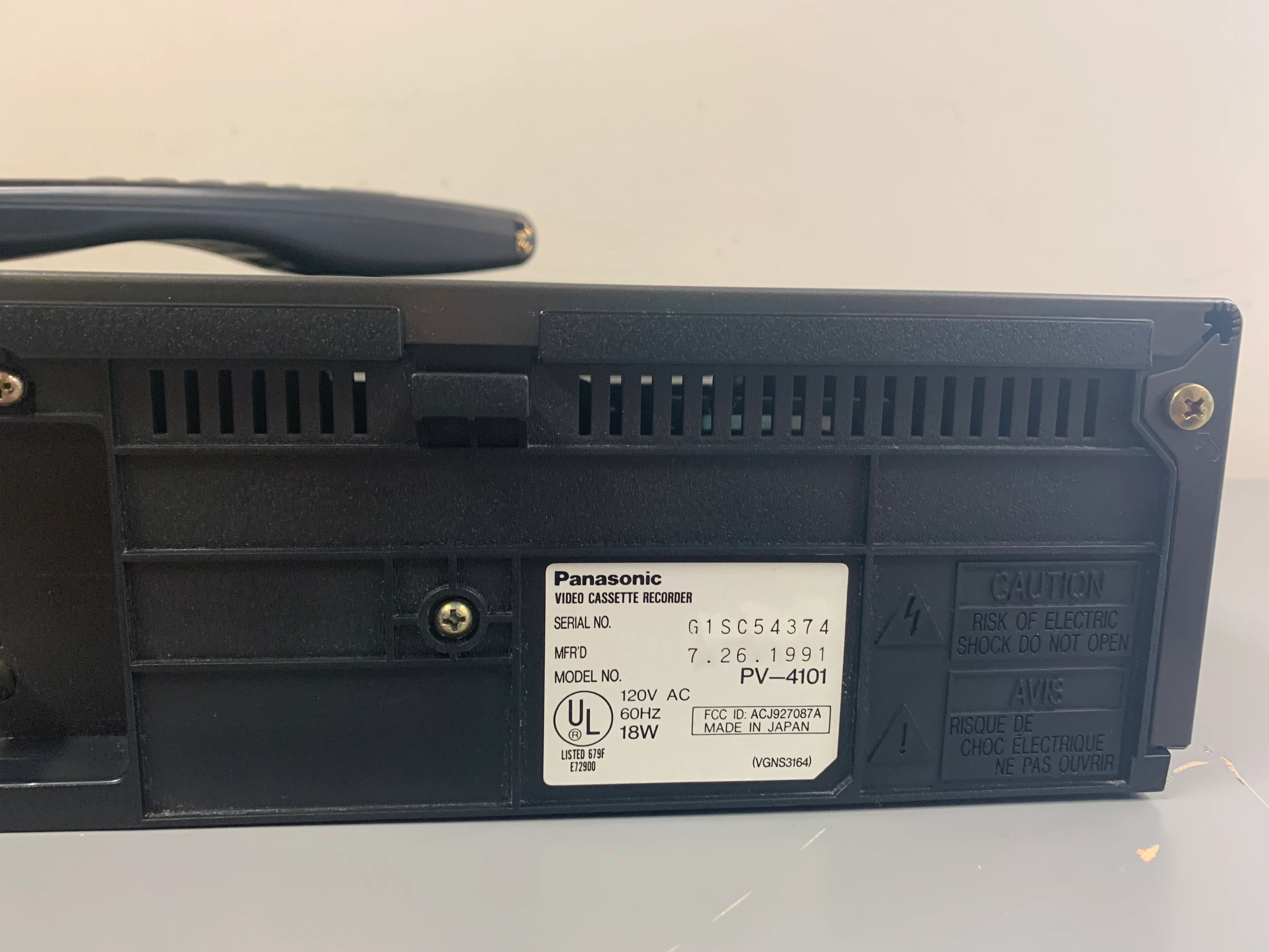 Panasonic Omnivision PV-4101 VHS *Remote - Image 10