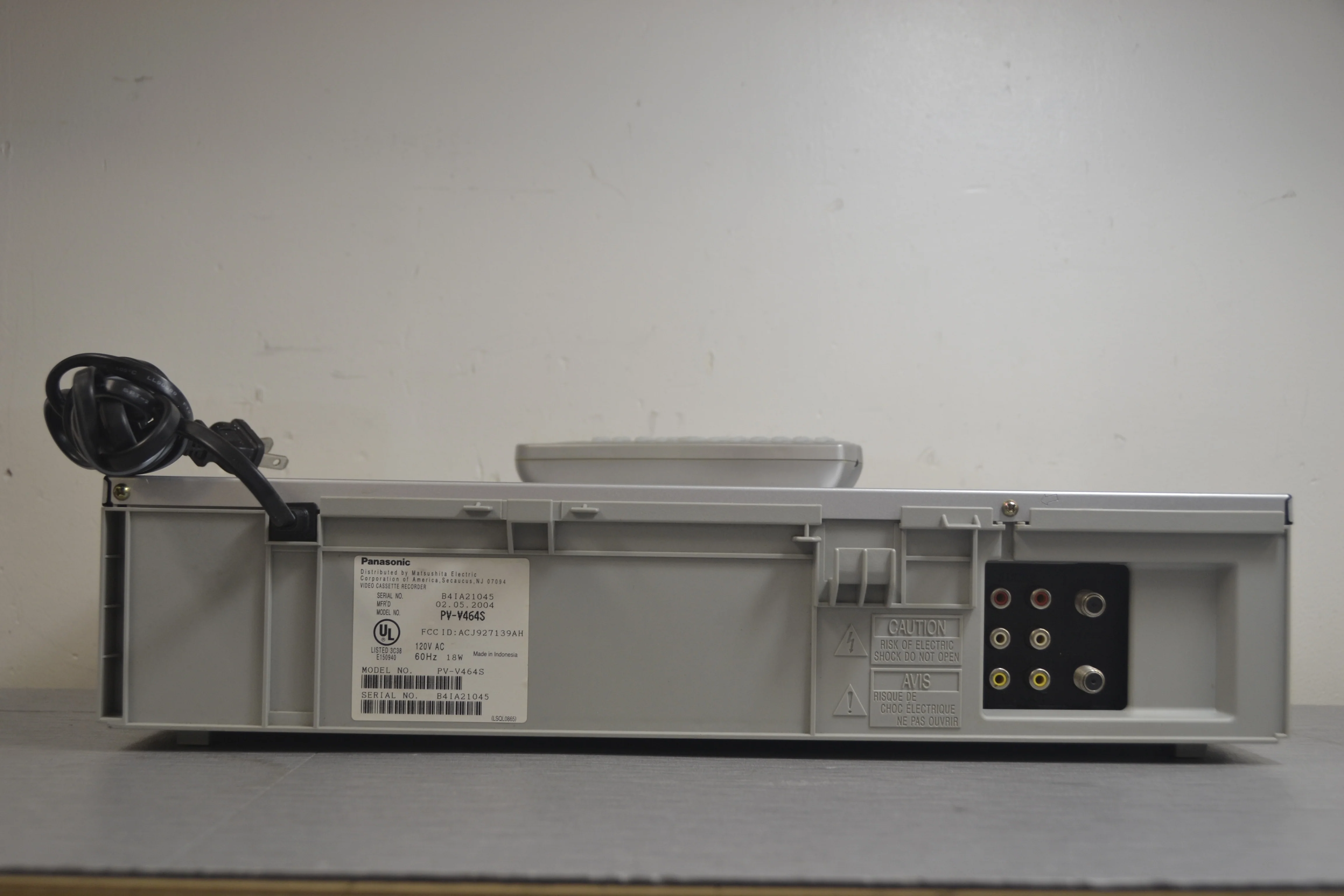 Panasonic PV-V464S VHS Video Cassette Recorder HiFi Stereo * Remote - Image 8