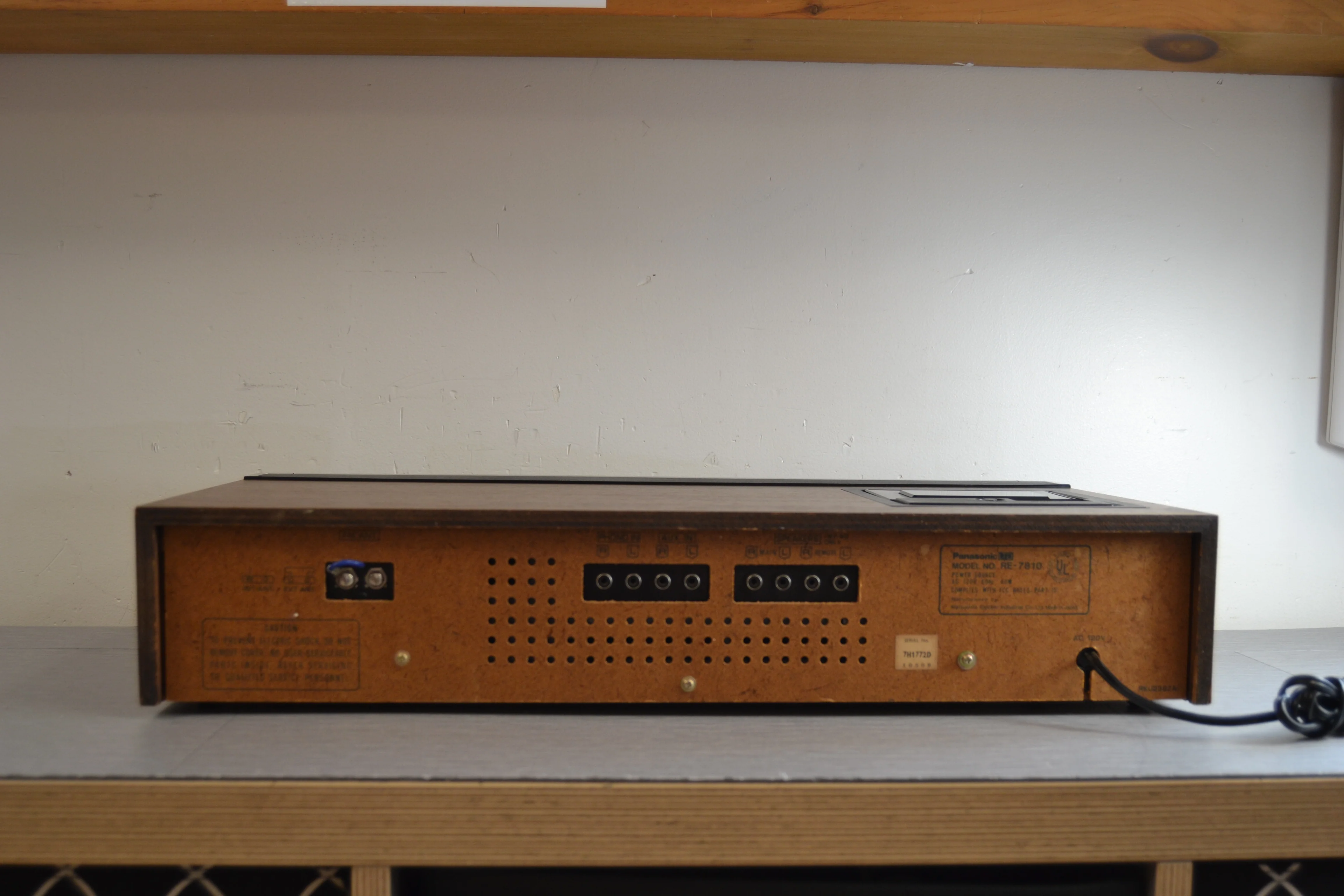 Panasonic RE-7810 Stereo Receiver with Built-in Cassette Player - Image 12