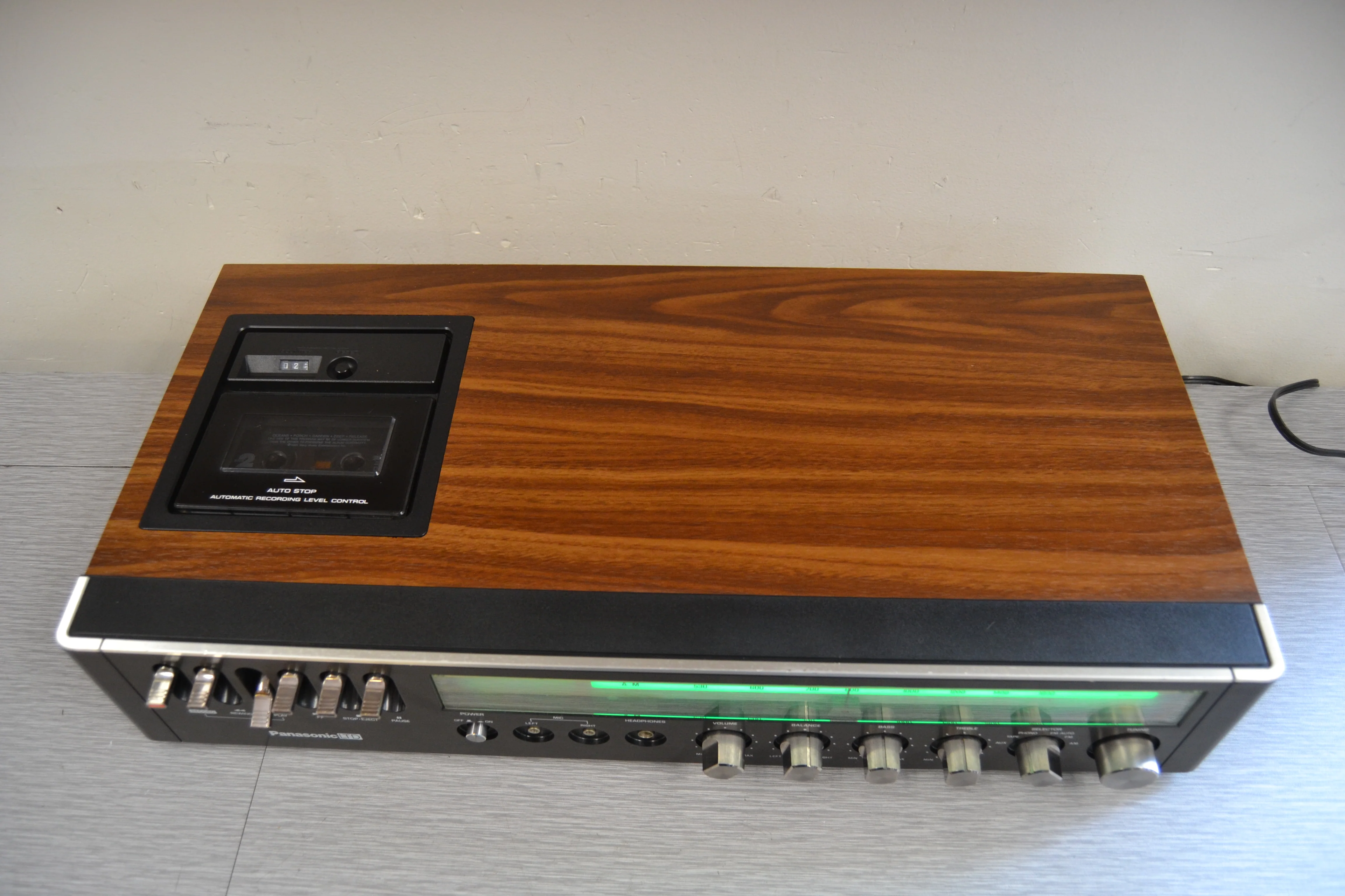 Panasonic RE-7810 Stereo Receiver with Built-in Cassette Player - Image 7