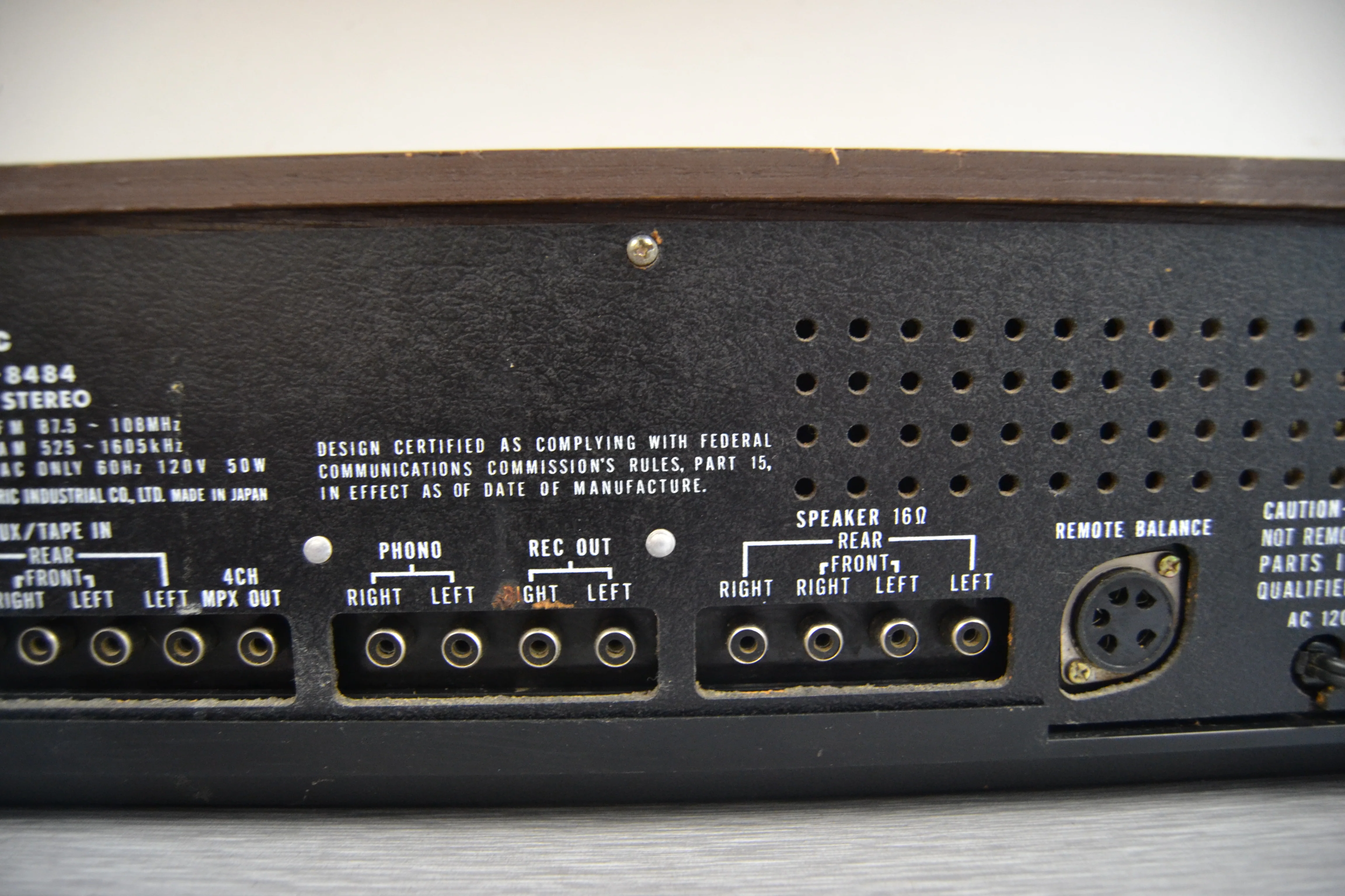 Panasonic RE-8484 Receiver Quad 8-Track Player Amplifier Tune 4 Channel Audio - Image 11