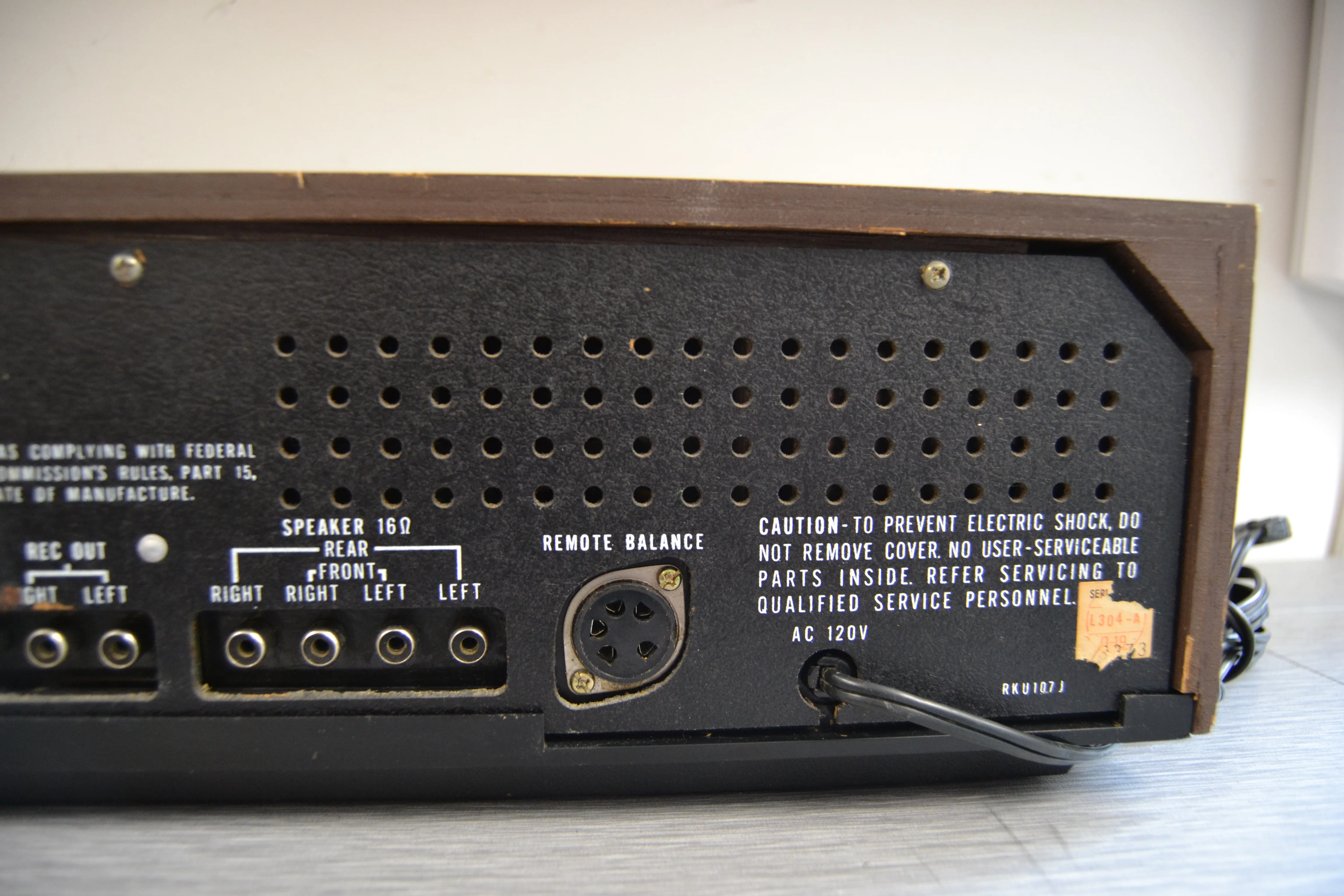 Panasonic RE-8484 Receiver Quad 8-Track Player Amplifier Tune 4 Channel Audio - Image 12
