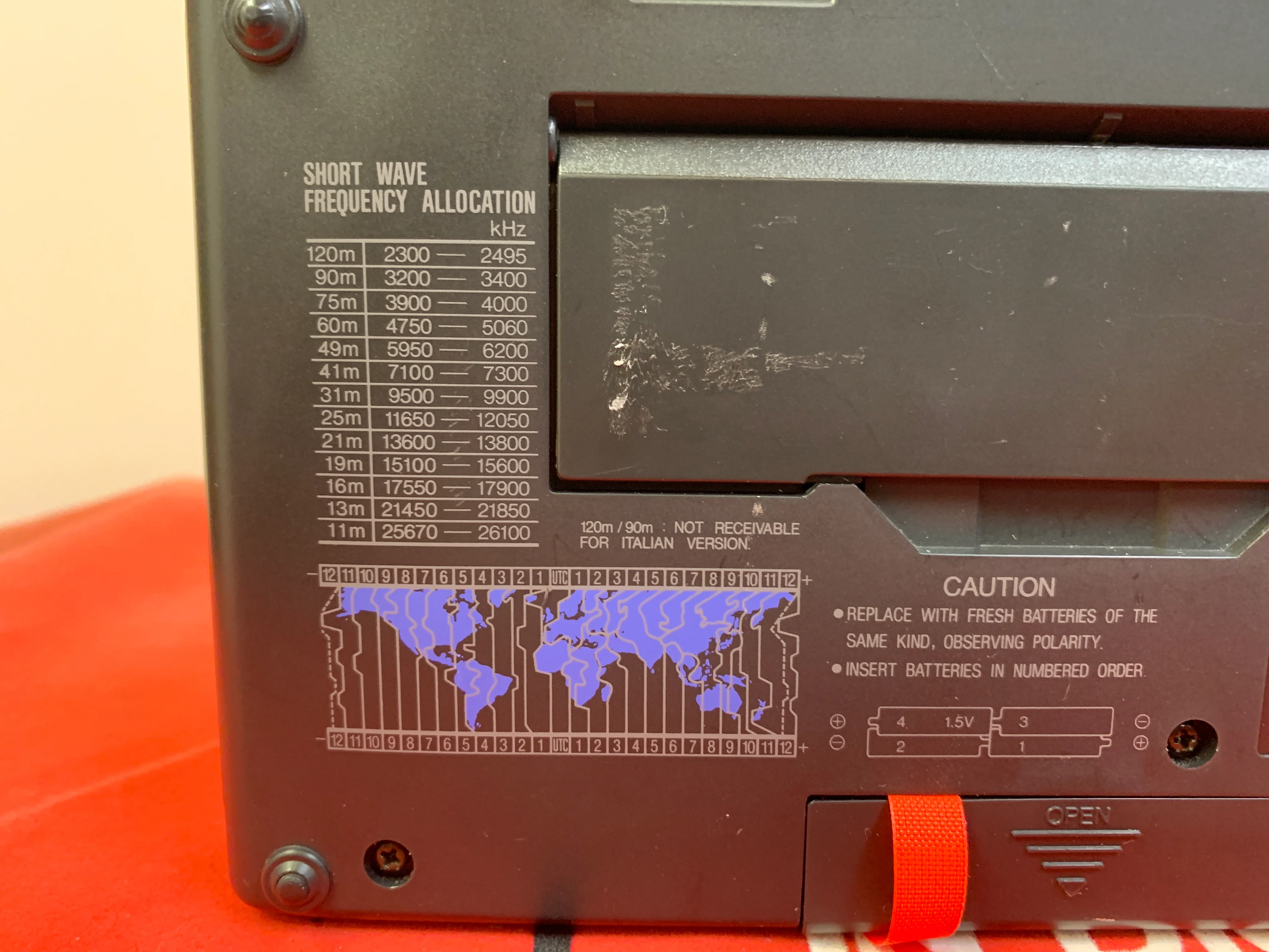 Panasonic RF-B45 FM-LW-MW-SW Portable Radio Receiver - Image 5