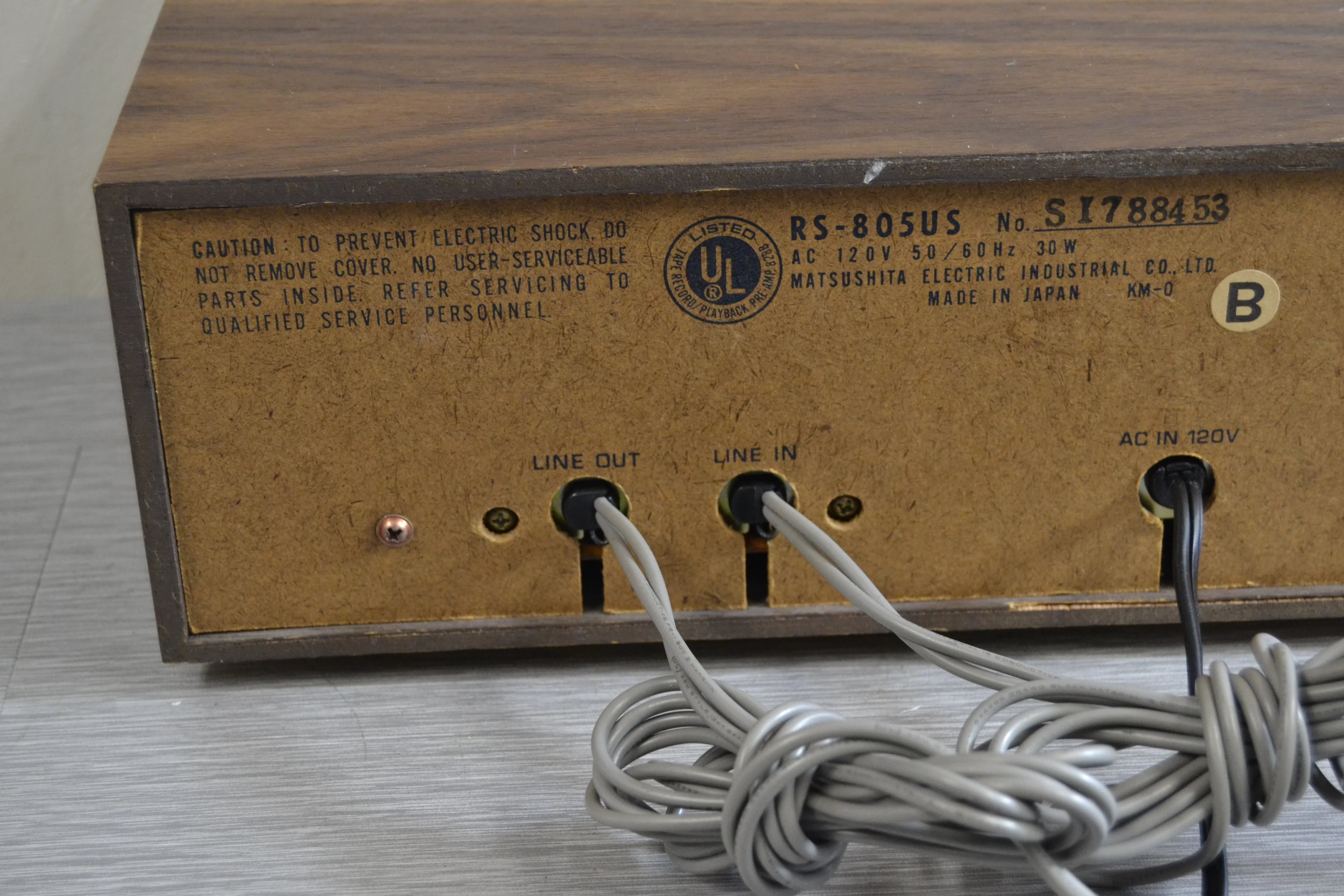 Panasonic RS-805US 8 Track Recorder * Fully Serviced * New Belts - Image 10