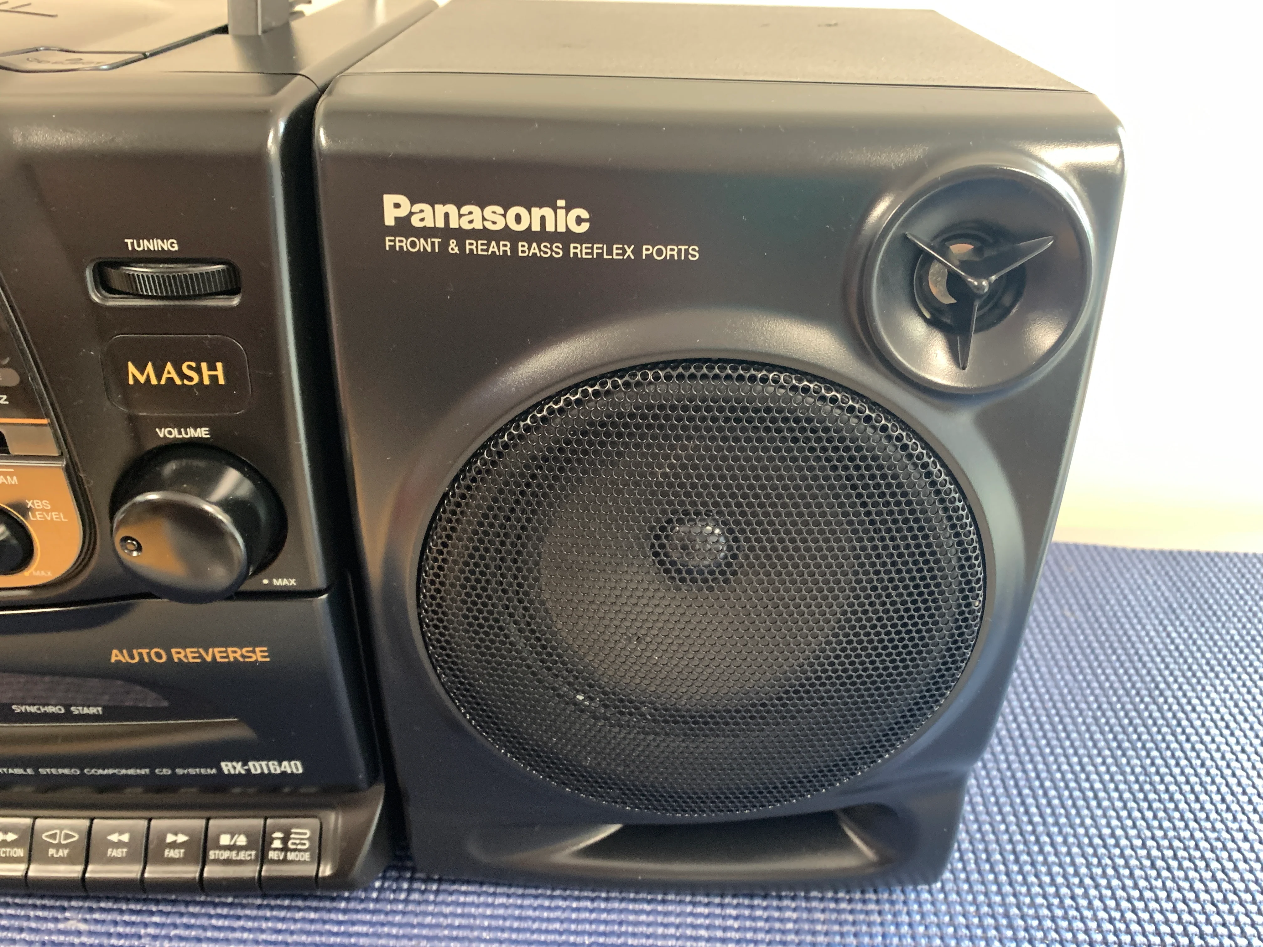 Panasonic RX-DT640 BoomBox * Fully Serviced * CD, Radio, Cassette * - Image 10