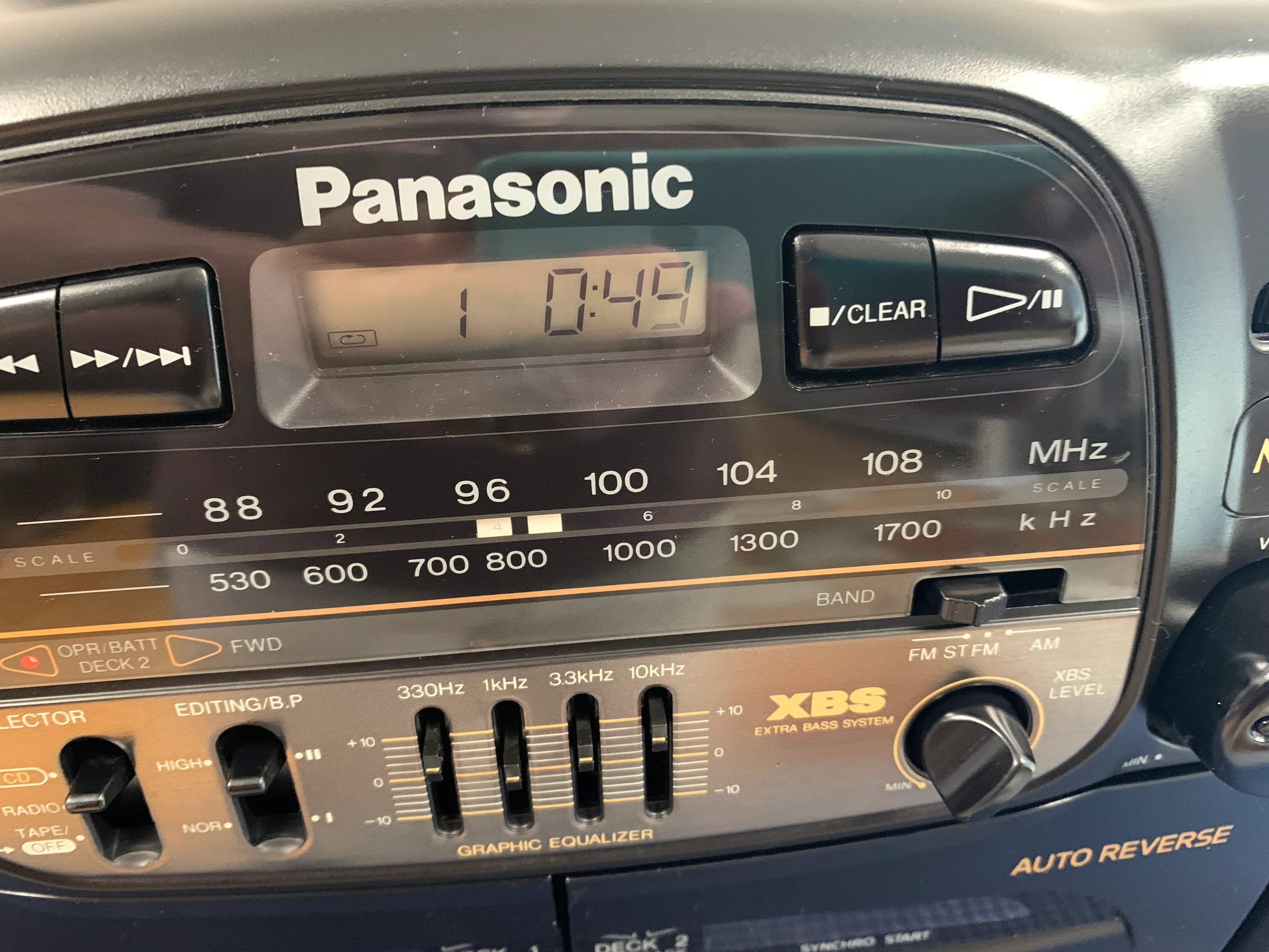 Panasonic RX-DT640 BoomBox * Fully Serviced * CD, Radio, Cassette * - Image 6