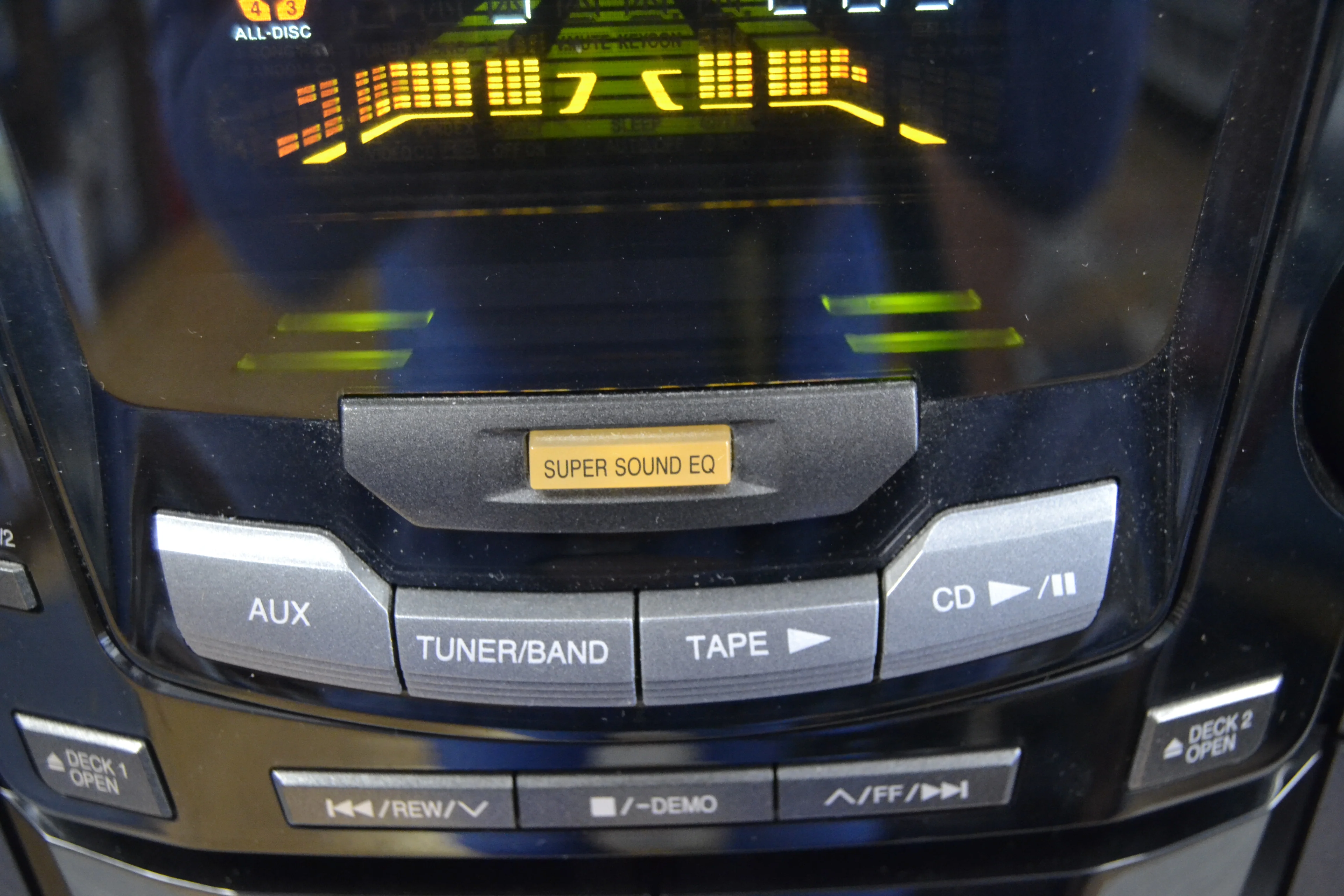 PANASONIC SA-AK300 5 CD Changer/AM/F Radio /Dual Cassette Stereo System * Remote - Image 11