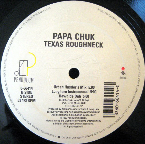 Papa Chuk - Funky Science / Texas Roughneck (12", Single) (Mint (M)) - Image 4