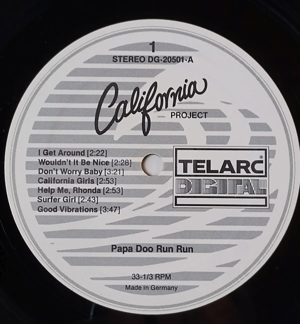 Papa Doo Run Run - California Project (LP, Album) (Near Mint (NM or M-)) - Image 2