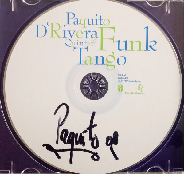 Paquito D'Rivera Quintet - Funk Tango (CD, Album) (Very Good Plus (VG+)) - Image 3