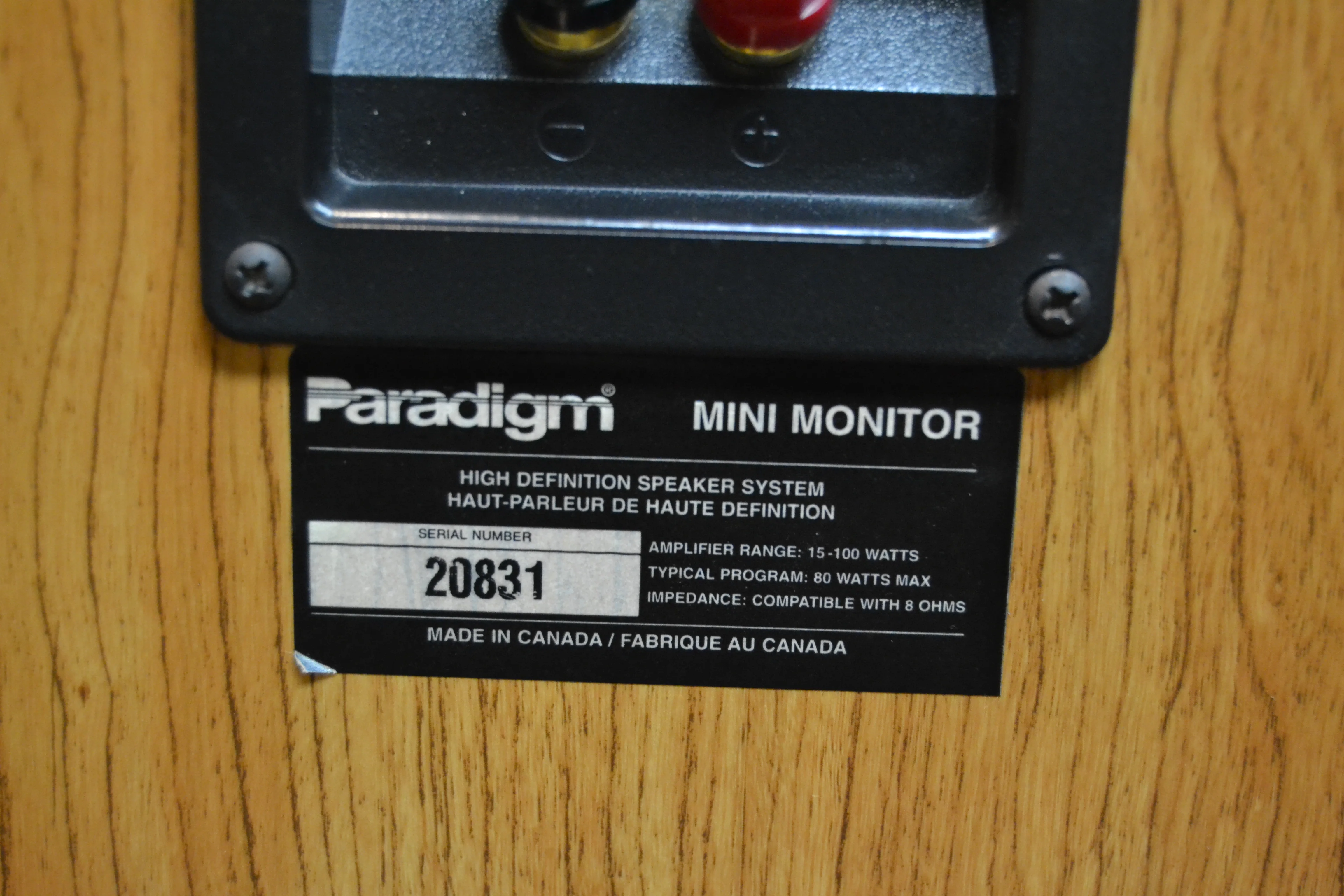 Paradigm Mini Monitor Bookshelf Speakers - Image 7