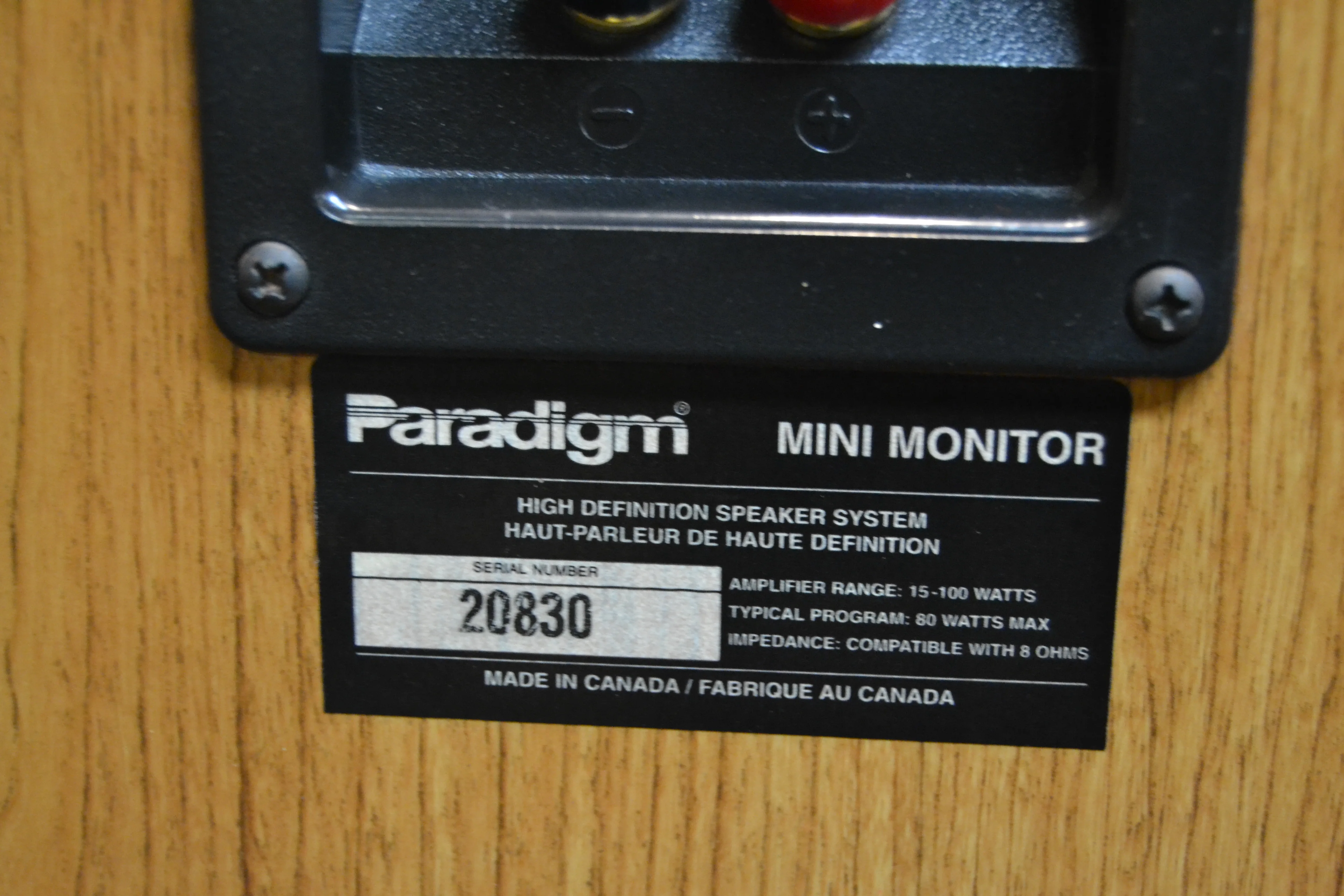 Paradigm Mini Monitor Bookshelf Speakers - Image 8
