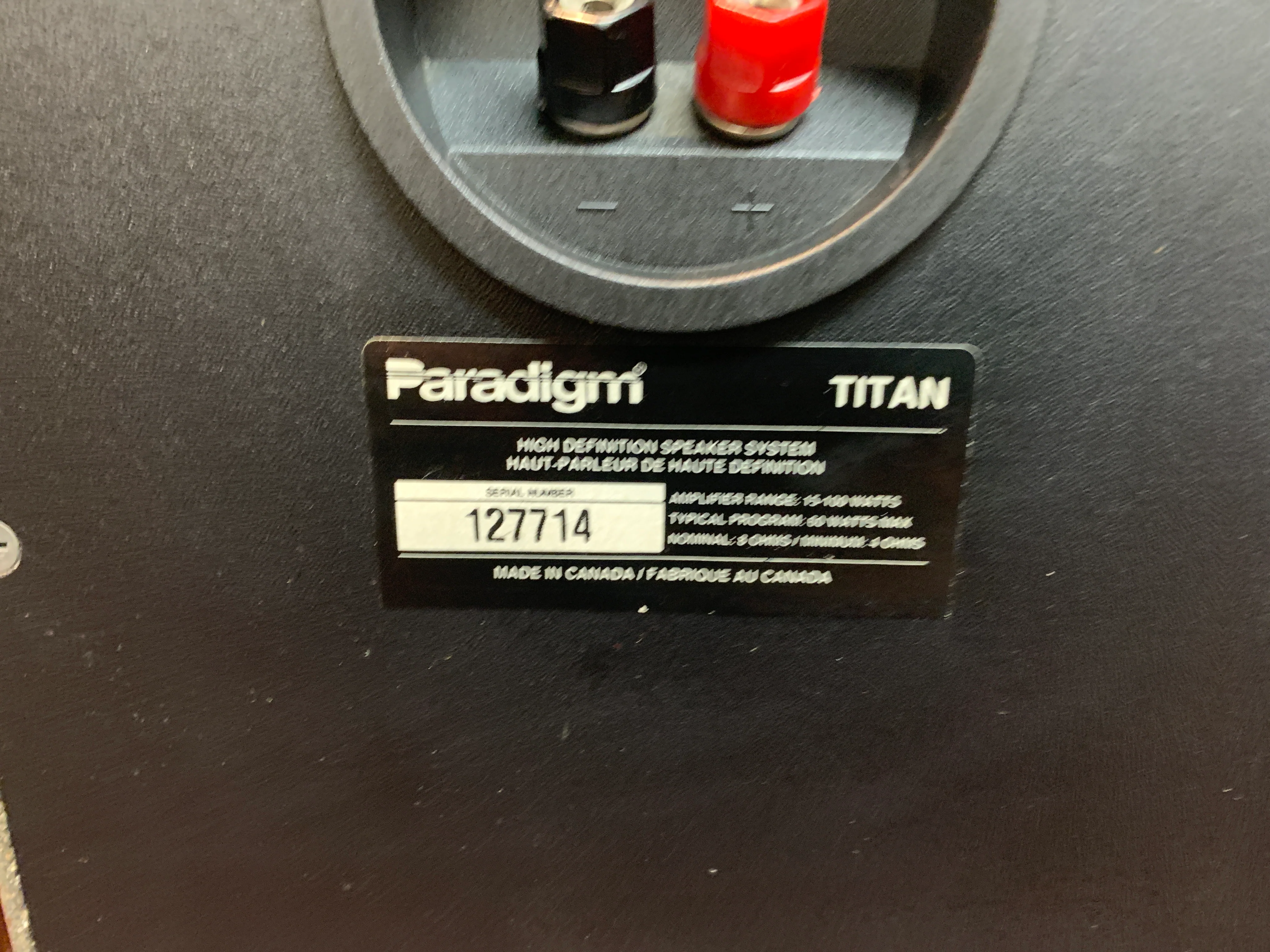 Paradigm TITAN Bookshelf Speakers - Image 4