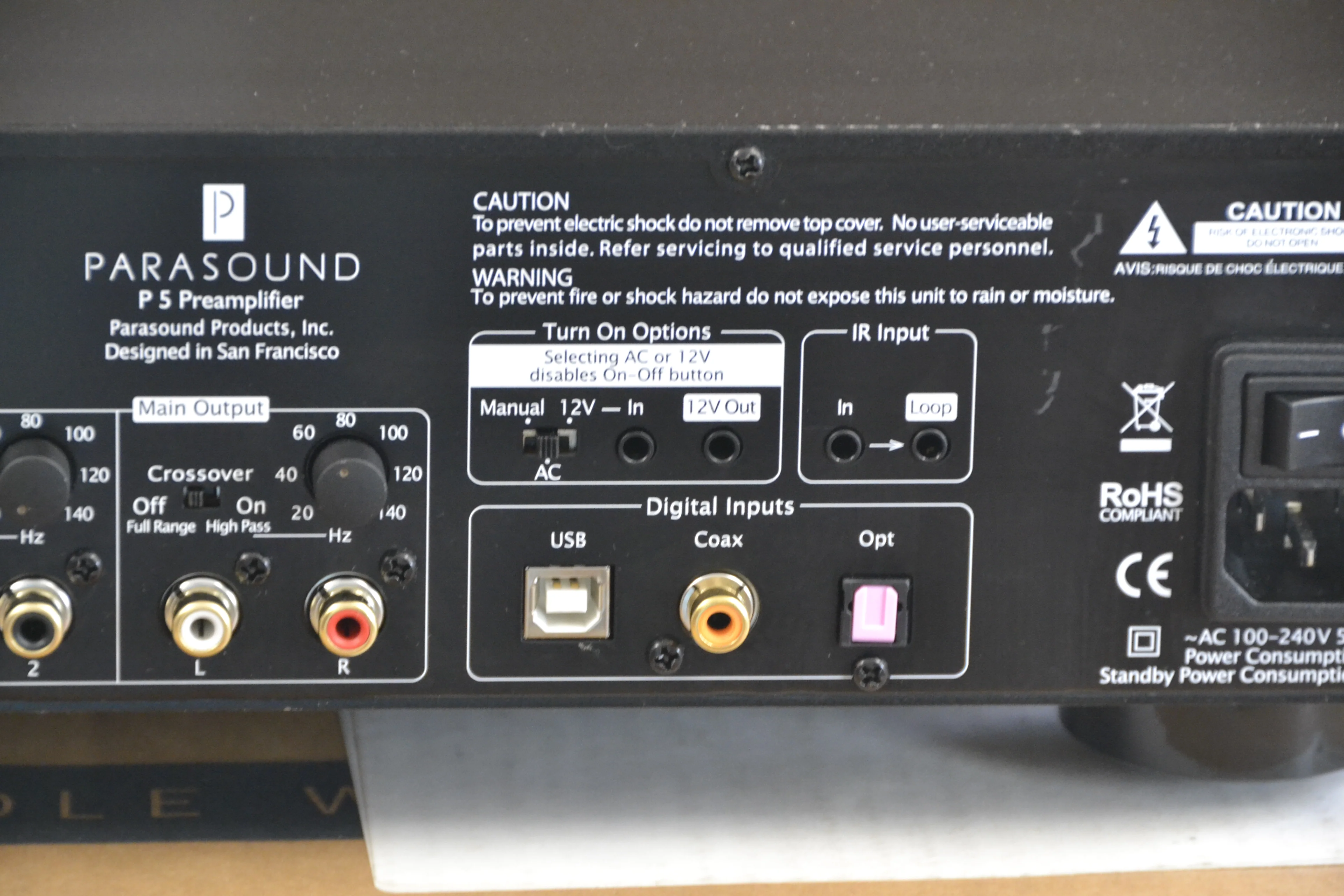 Parasound Halo P5 Stereo Preamplifier - Image 17
