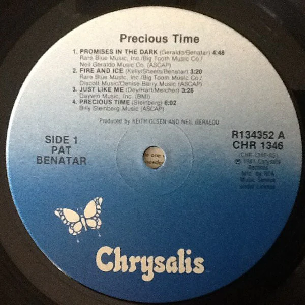 Pat Benatar - Precious Time (LP, Album, Club) (Very Good Plus (VG+)) - Image 4