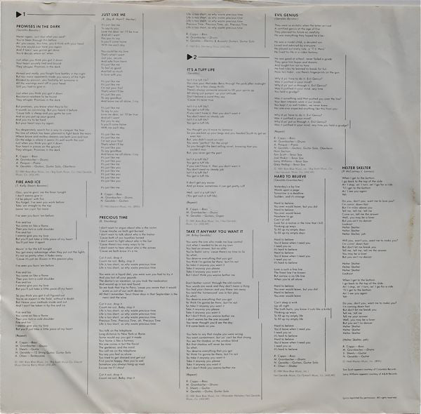 Pat Benatar - Precious Time (LP, Album, Pit) (Near Mint (NM or M-)) - Image 4