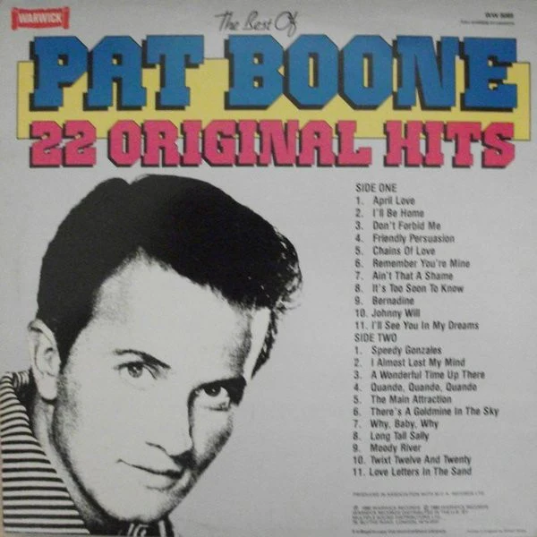 Pat Boone - The Best Of Pat Boone - 22 Original Hits (LP, Comp) (Very Good Plus (VG+)) - Image 2