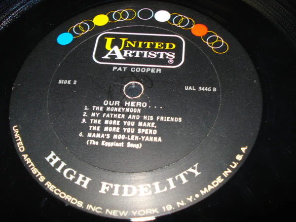 Pat Cooper - Our Hero... (LP, Album, Mono, Pit) (Very Good (VG)) - Image 3