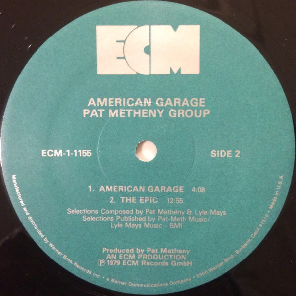 Pat Metheny Group - American Garage (LP, Album, Wak) (Very Good (VG)) - Image 4