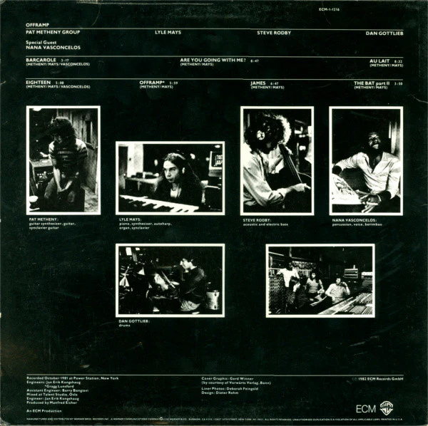 Pat Metheny Group - Offramp (LP, Album) (Near Mint (NM or M-)) - Image 2
