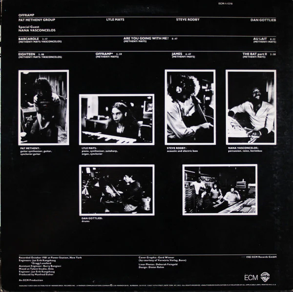 Pat Metheny Group - Offramp (LP, Album) (Near Mint (NM or M-)) - Image 2