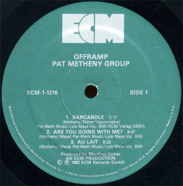 Pat Metheny Group - Offramp (LP, Album) (Very Good (VG)) - Image 3